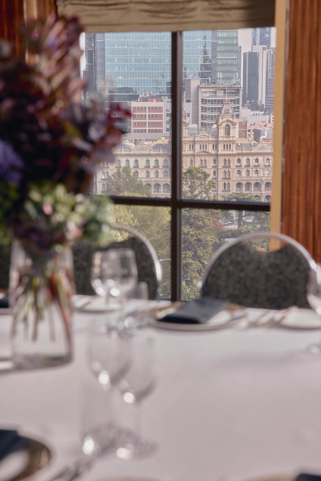 Park Hyatt Melbourne Hotel Exterior foto The view from the restaurant